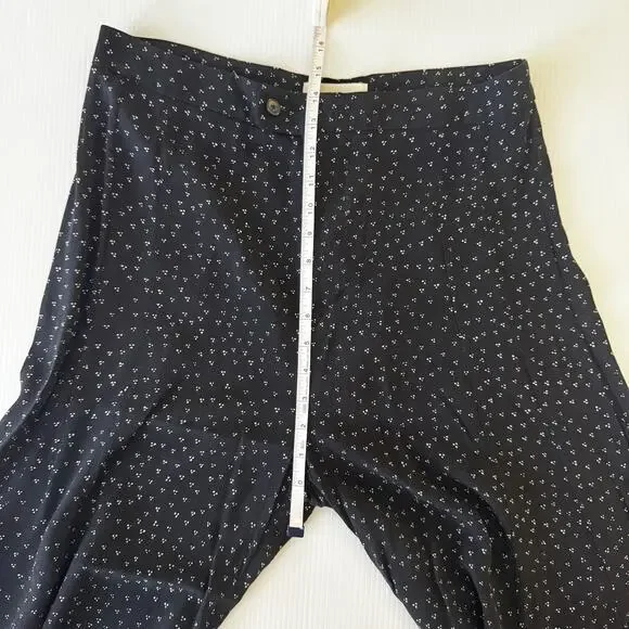 Anthropologie Skirted Wide Leg Pants Black Polka Dot Culottes Skirty Festival 8 - Picture 9 of 16